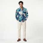 Urban Contrast Marine Full Sleeve Shirt
