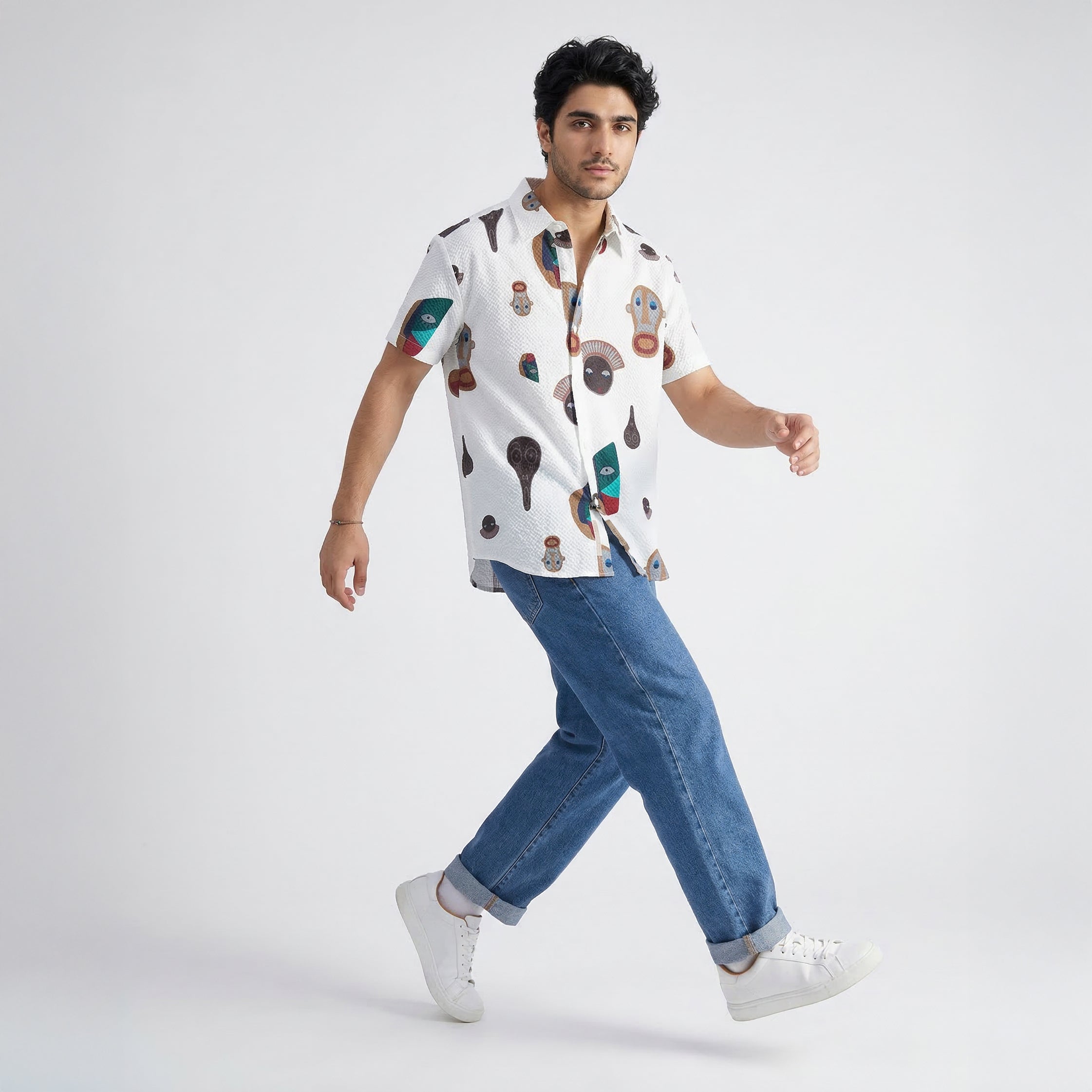 Masquerade  Half Sleeve Shirt