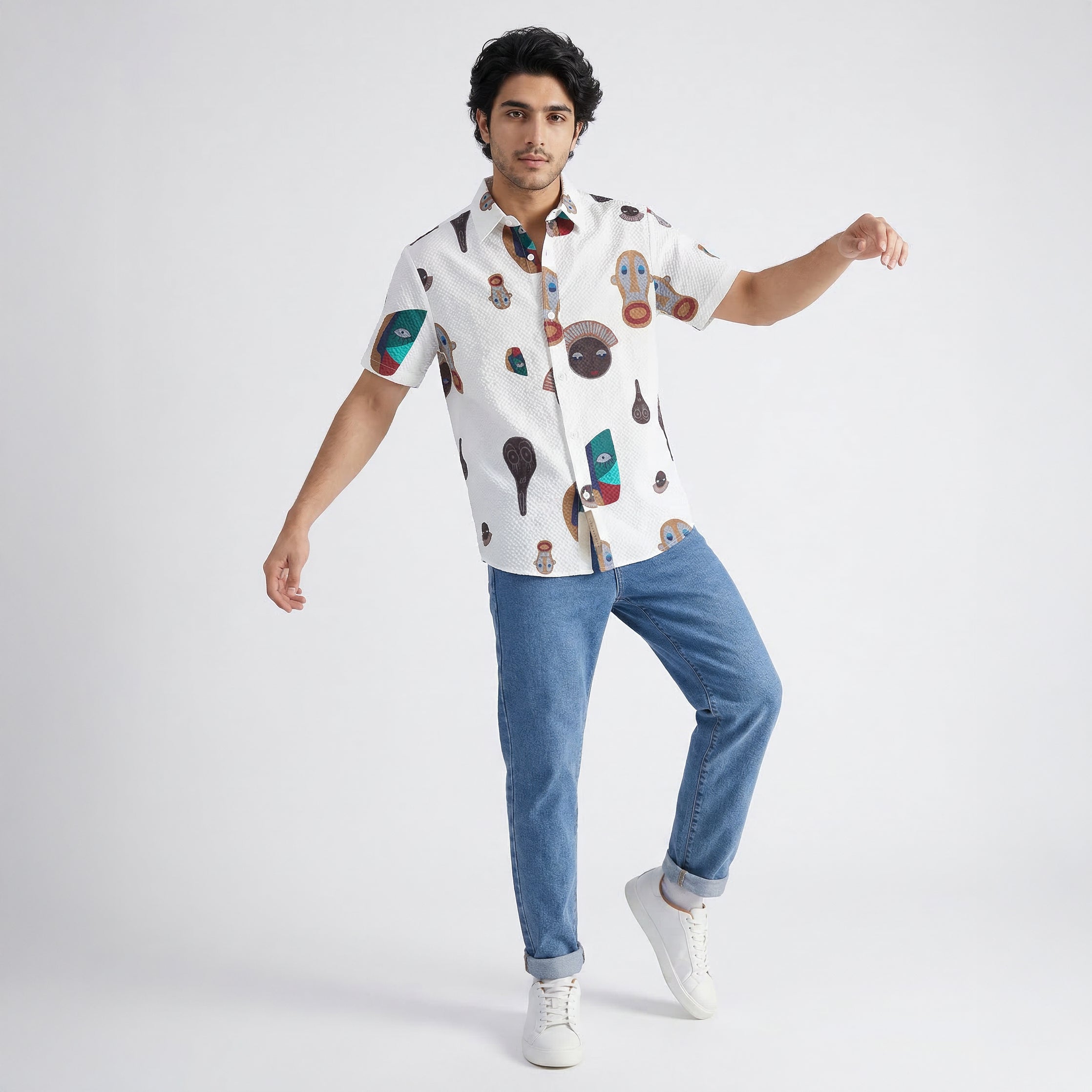 Masquerade  Half Sleeve Shirt