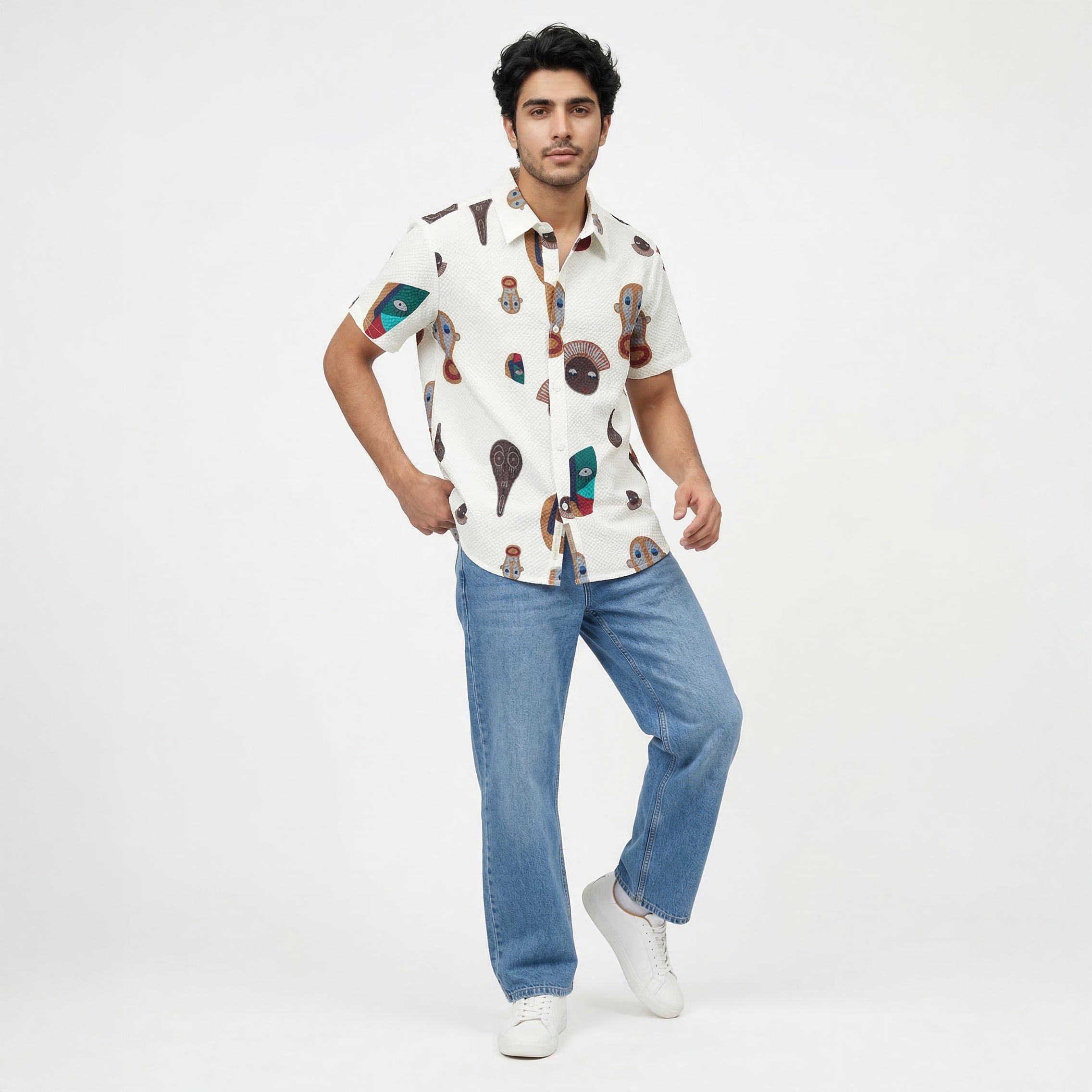 Masquerade  Half Sleeve Shirt