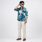 Urban Contrast Marine Full Sleeve Shirt