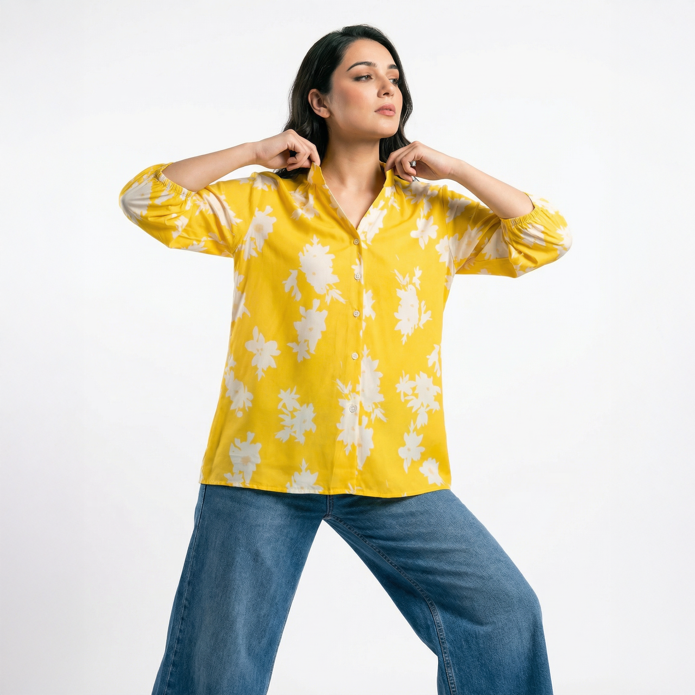 Ladies Floral Chiffon Top