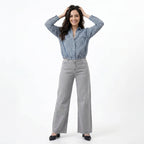 Korean Style Spliced Striped Casual Shirt
