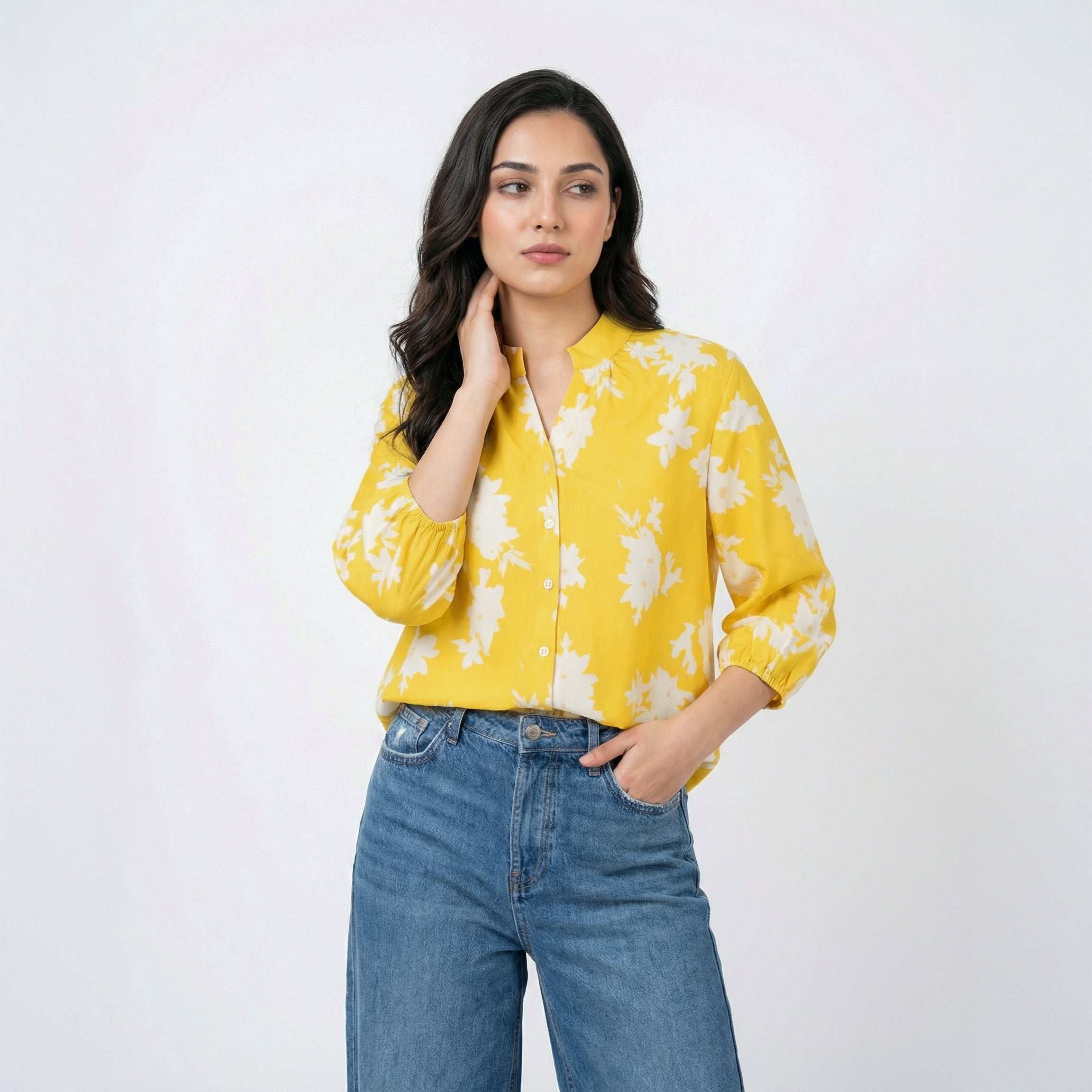 Ladies Floral Chiffon Top