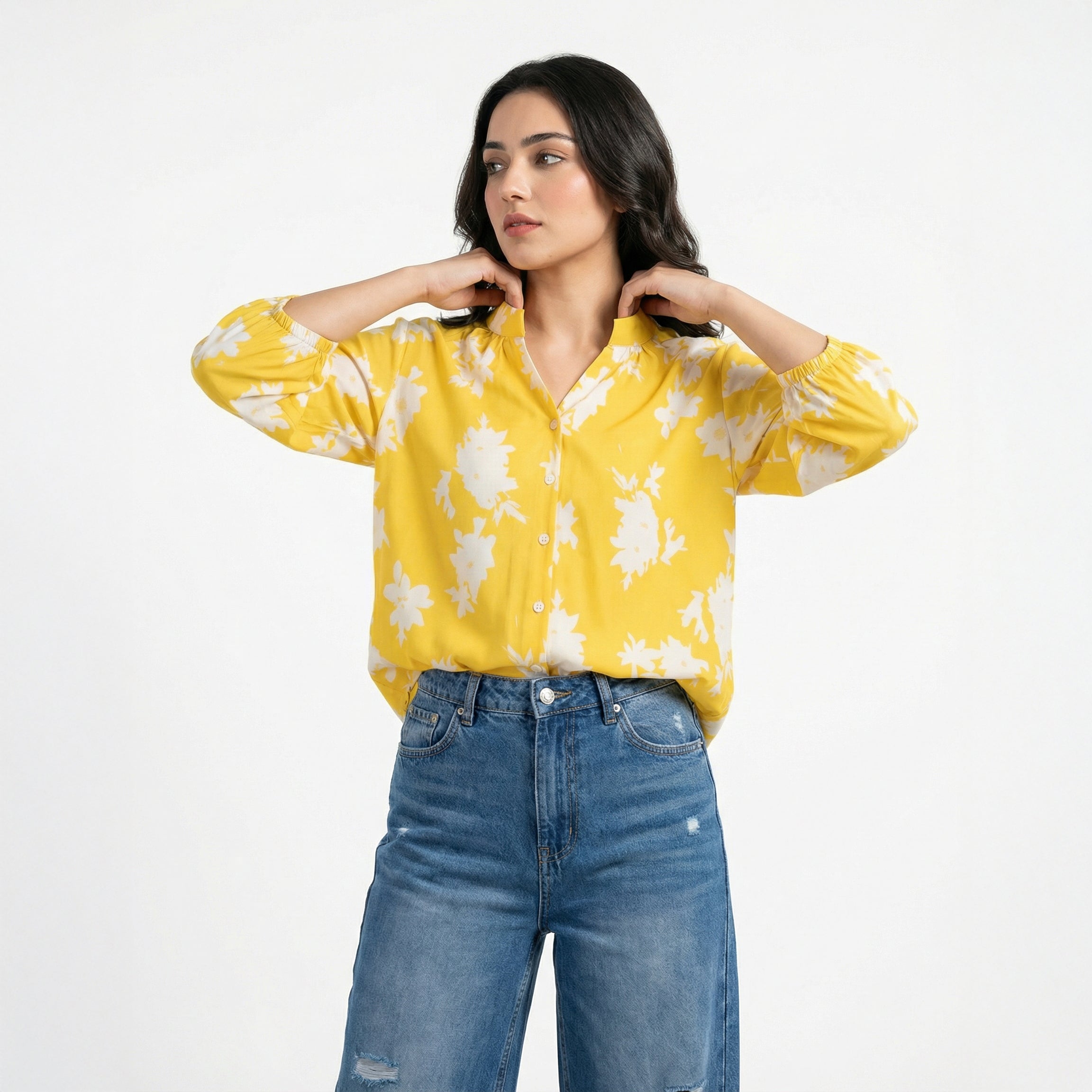 Ladies Floral Chiffon Top