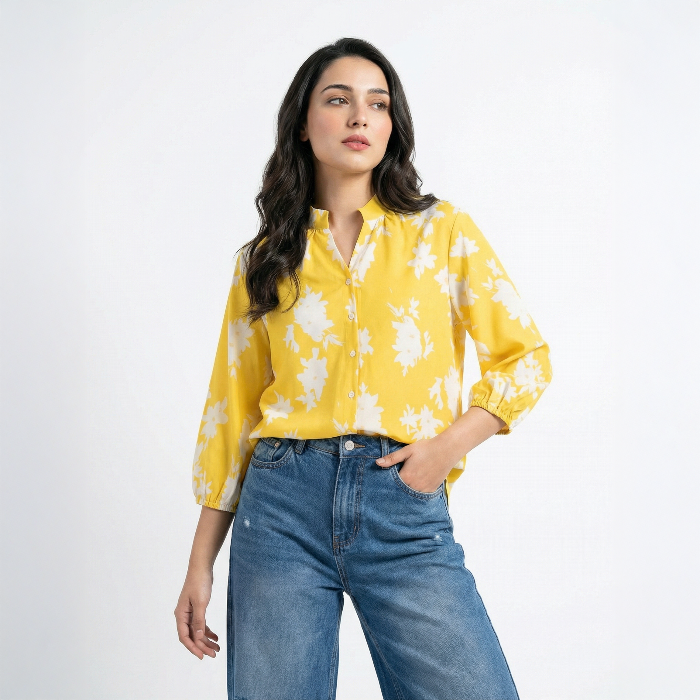 Ladies Floral Chiffon Top