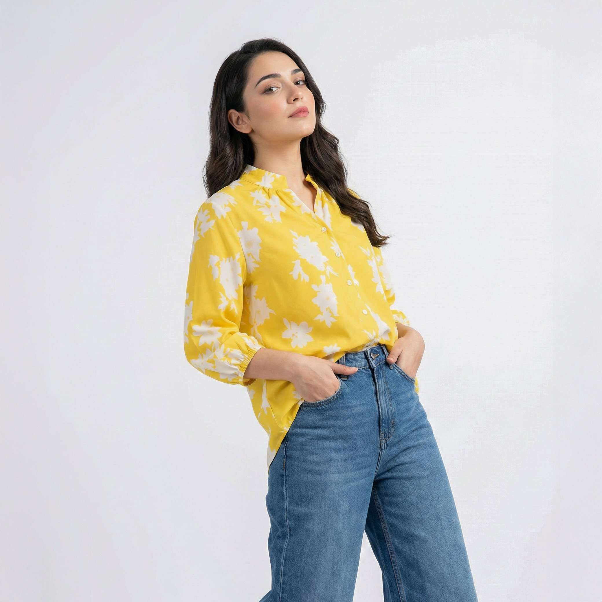 Ladies Floral Chiffon Top